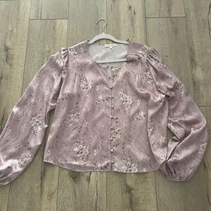 Love Shack Fancy silk blouse